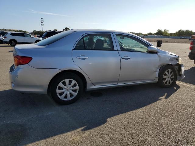 1NXBU4EE6AZ198436 - 2010 TOYOTA COROLLA BASE SILVER photo 3