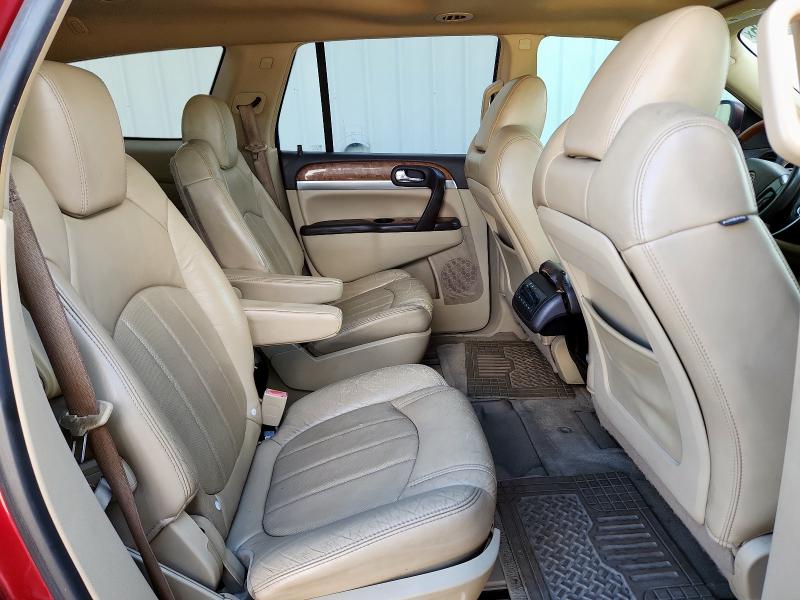 5GALRCED9AJ172718 - 2010 BUICK ENCLAVE CXL BURGUNDY photo 10