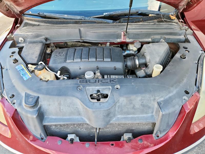 5GALRCED9AJ172718 - 2010 BUICK ENCLAVE CXL BURGUNDY photo 11