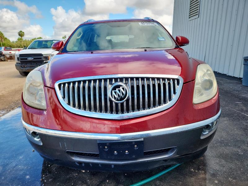 5GALRCED9AJ172718 - 2010 BUICK ENCLAVE CXL BURGUNDY photo 5