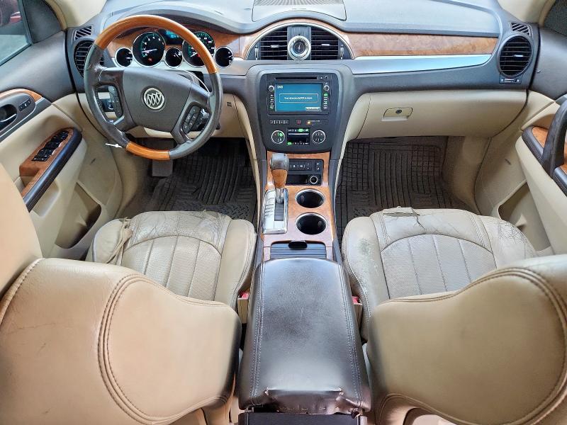 5GALRCED9AJ172718 - 2010 BUICK ENCLAVE CXL BURGUNDY photo 8