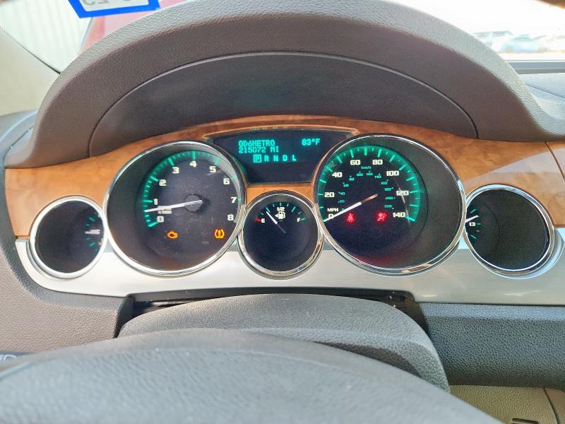 5GALRCED9AJ172718 - 2010 BUICK ENCLAVE CXL BURGUNDY photo 9