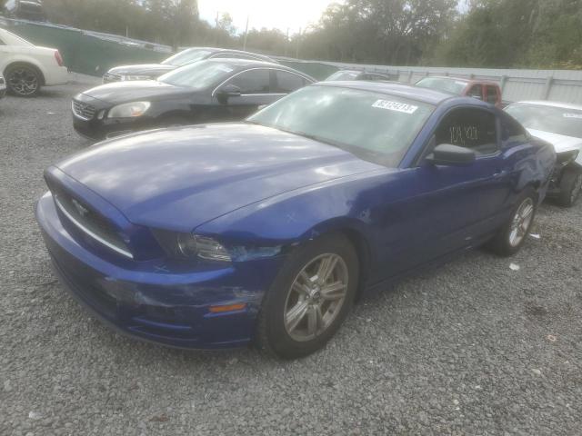 1ZVBP8AM9E5263924 - 2014 FORD MUSTANG BLUE photo 1