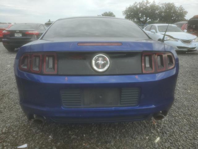 1ZVBP8AM9E5263924 - 2014 FORD MUSTANG BLUE photo 6