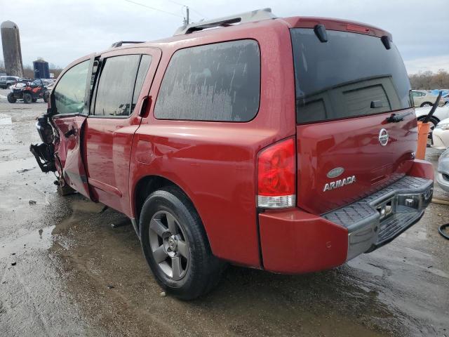 5N1AA08A75N703907 - 2005 NISSAN ARMADA SE RED photo 2