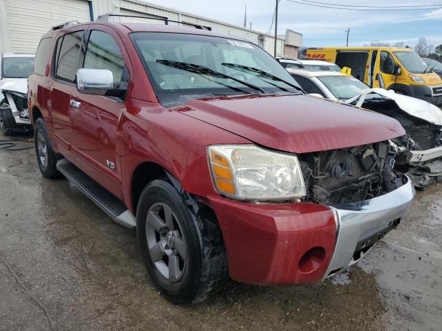 5N1AA08A75N703907 - 2005 NISSAN ARMADA SE RED photo 4