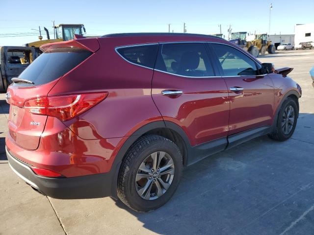 5XYZU3LB7EG185854 - 2014 HYUNDAI SANTA FE S RED photo 3