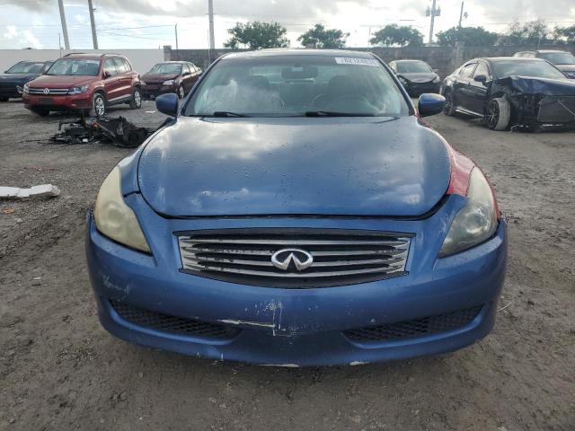 JNKCV64E79M602504 - 2009 INFINITI G37 BASE BLUE photo 5