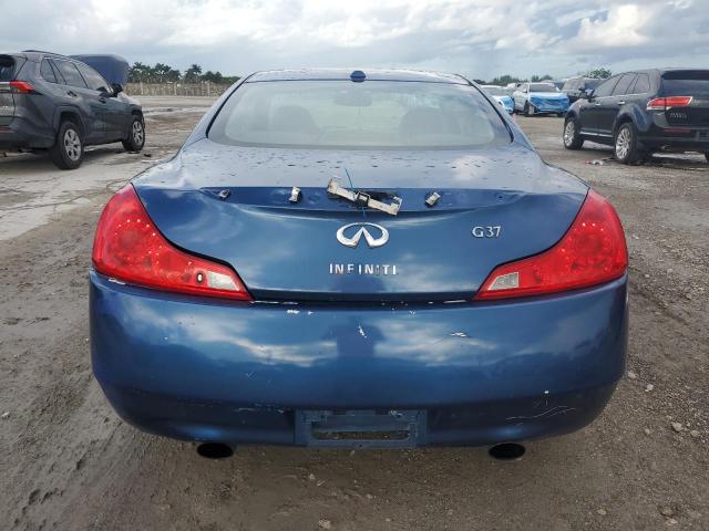 JNKCV64E79M602504 - 2009 INFINITI G37 BASE BLUE photo 6