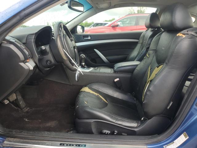 JNKCV64E79M602504 - 2009 INFINITI G37 BASE BLUE photo 7