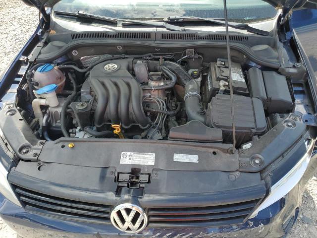 3VW2K7AJ6EM428174 - 2014 VOLKSWAGEN JETTA BASE BLUE photo 11