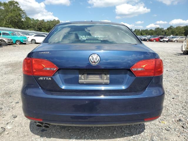 3VW2K7AJ6EM428174 - 2014 VOLKSWAGEN JETTA BASE BLUE photo 6