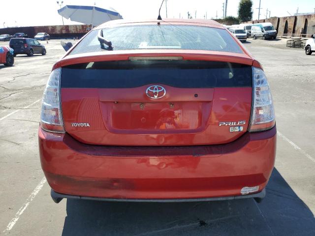 JTDKB20U067079204 - 2006 TOYOTA PRIUS Қызыл фото 6
