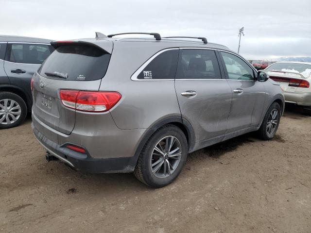 5XYPHDA17HG259354 - 2017 KIA SORENTO EX GRAY photo 3