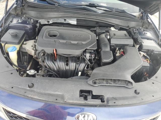 5XXGT4L33HG144624 - 2017 KIA OPTIMA LX BLUE photo 11