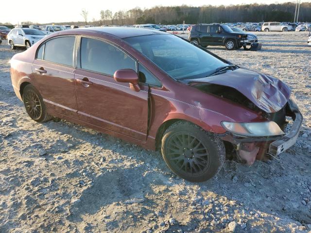 2HGFA165X9H364792 - 2009 HONDA CIVIC LX BURGUNDY photo 4