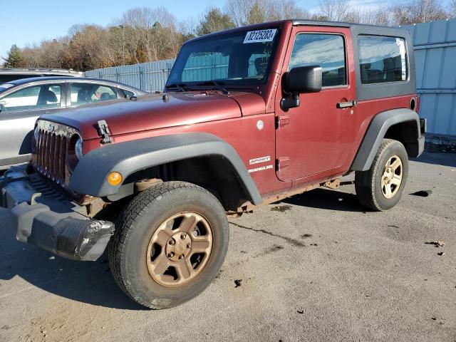 1J4AA2D19AL140364 - 2010 JEEP WRANGLER SPORT MAROON photo 1