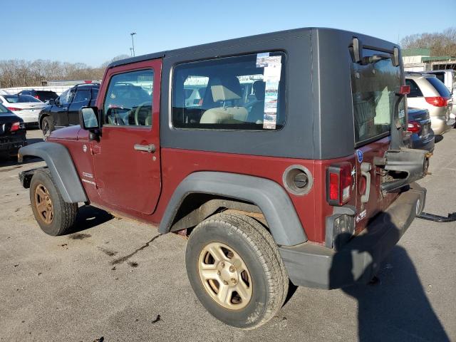 1J4AA2D19AL140364 - 2010 JEEP WRANGLER SPORT MAROON photo 2