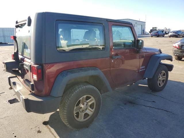 1J4AA2D19AL140364 - 2010 JEEP WRANGLER SPORT MAROON photo 3