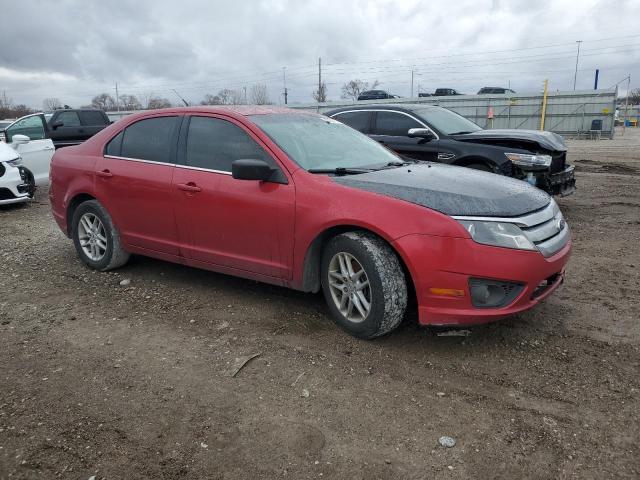 3FAHP0GA8CR294447 - 2012 FORD FUSION S RED photo 4