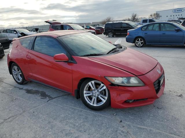 JHMZF1D6XBS012379 - 2011 HONDA CR-Z EX RED photo 4