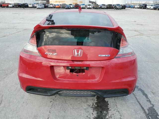 JHMZF1D6XBS012379 - 2011 HONDA CR-Z EX RED photo 6