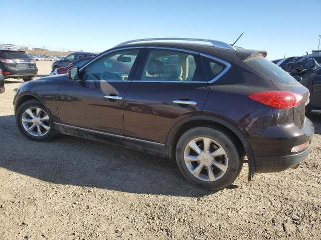 JN1AJ0HR2AM754325 - 2010 INFINITI EX35 BASE BURGUNDY photo 2