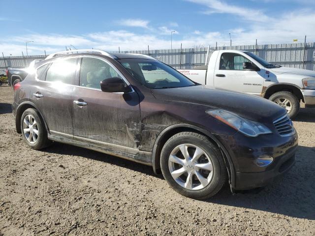 JN1AJ0HR2AM754325 - 2010 INFINITI EX35 BASE BURGUNDY photo 4