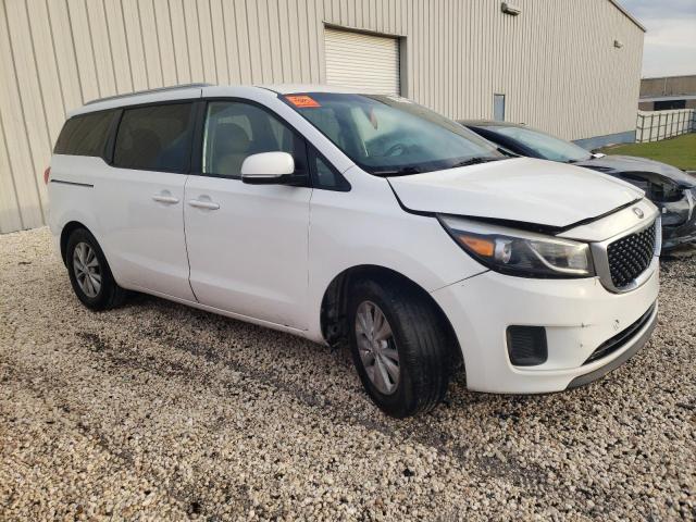 KNDMB5C14F6018410 - 2015 KIA SEDONA LX WHITE photo 4