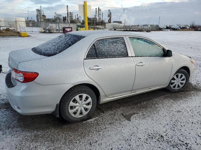 2T1BU4EEXBC724540 - 2011 TOYOTA CORROLLA BASE GRAY photo 3