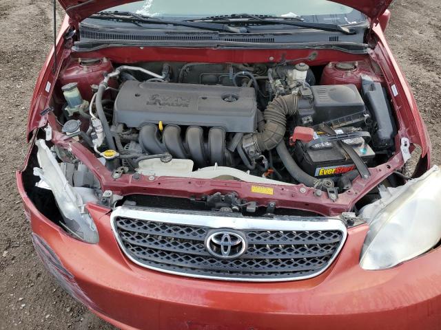 1NXBR32EX5Z529377 - 2005 TOYOTA COROLLA CE RED photo 11