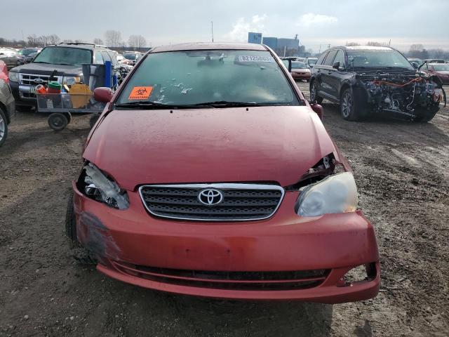 1NXBR32EX5Z529377 - 2005 TOYOTA COROLLA CE RED photo 5