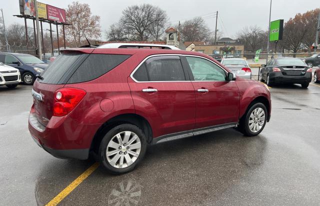 2CNFLNEW1A6350351 - 2010 CHEVROLET EQUINOX LT BURGUNDY photo 4