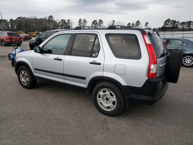 SHSRD68585U304029 - 2005 HONDA CR-V LX SILVER photo 2