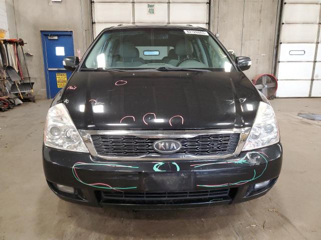 KNDMH4C76C6502524 - 2012 KIA SEDONA EX BLACK photo 5