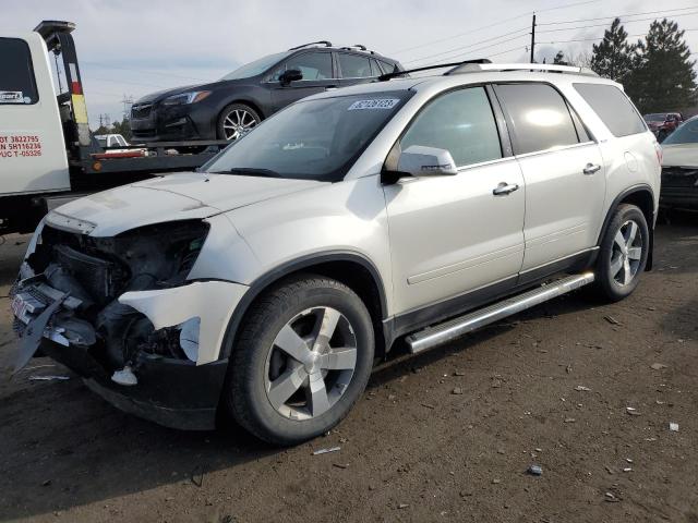 1GKKVRED2BJ330606 - 2011 GMC ACADIA SLT-1 WHITE photo 1