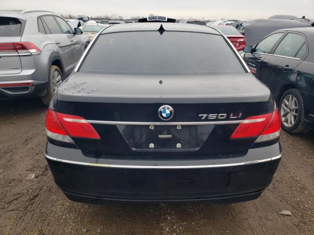 WBAHN83596DT26789 - 2006 BMW 750 LI BLACK photo 6