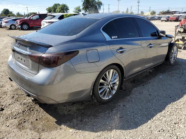 JN1EV7AP0KM515039 - 2019 INFINITI Q50 LUXE GRAY photo 3