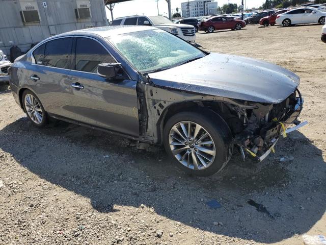 JN1EV7AP0KM515039 - 2019 INFINITI Q50 LUXE GRAY photo 4