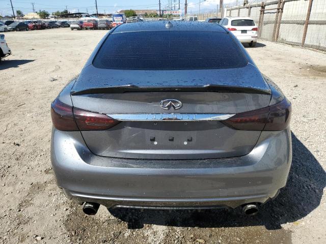 JN1EV7AP0KM515039 - 2019 INFINITI Q50 LUXE GRAY photo 6