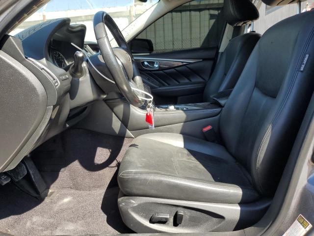 JN1EV7AP0KM515039 - 2019 INFINITI Q50 LUXE GRAY photo 7