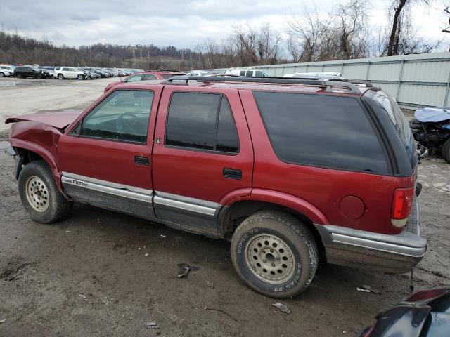 1GKDT13W6S2527292 - 1995 GMC JIMMY MAROON photo 2