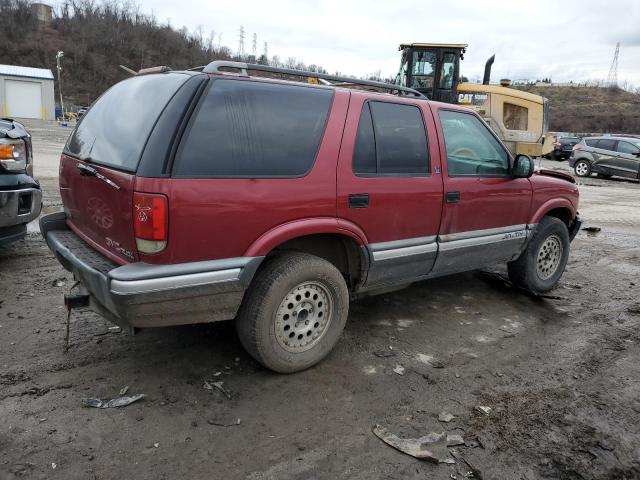 1GKDT13W6S2527292 - 1995 GMC JIMMY MAROON photo 3