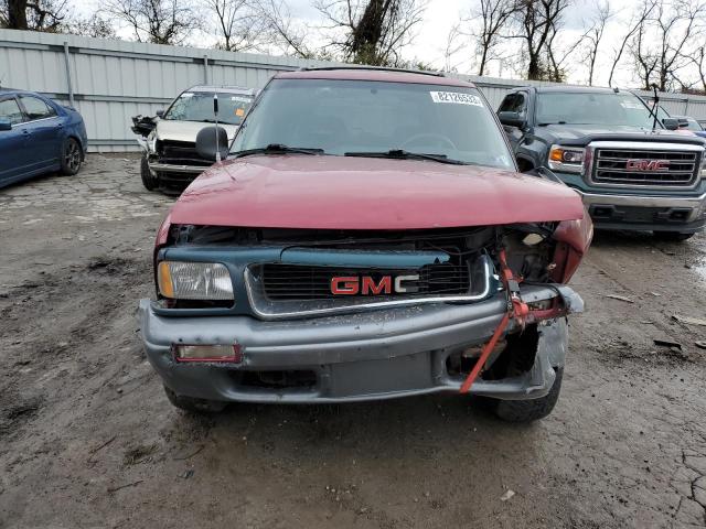 1GKDT13W6S2527292 - 1995 GMC JIMMY MAROON photo 5