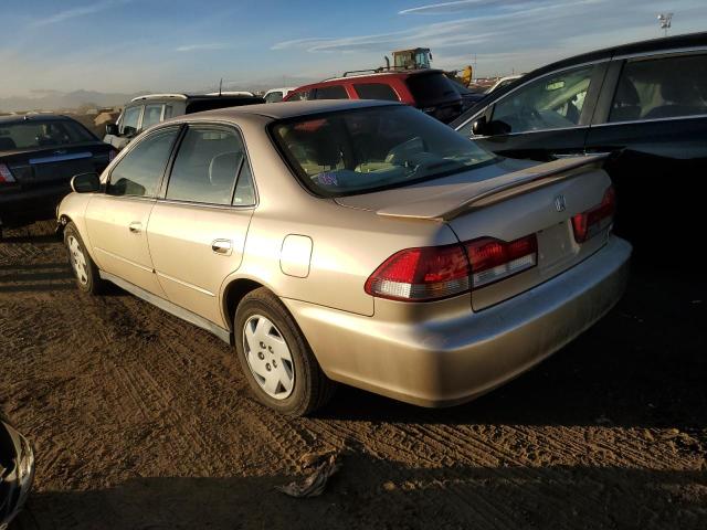 1HGCG16481A065197 - 2001 HONDA ACCORD LX GOLD photo 2