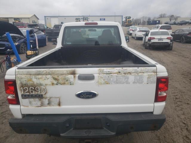 1FTYR10D99PA63409 - 2009 FORD RANGER WHITE photo 6