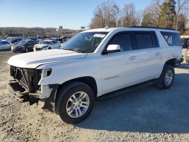 1GNSCHKC7JR369528 - 2018 CHEVROLET SUBURBAN C1500 LT WHITE photo 1