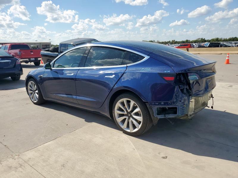 5YJ3E1EA3JF108945 - 2018 TESLA MODEL 3 Azul foto 2
