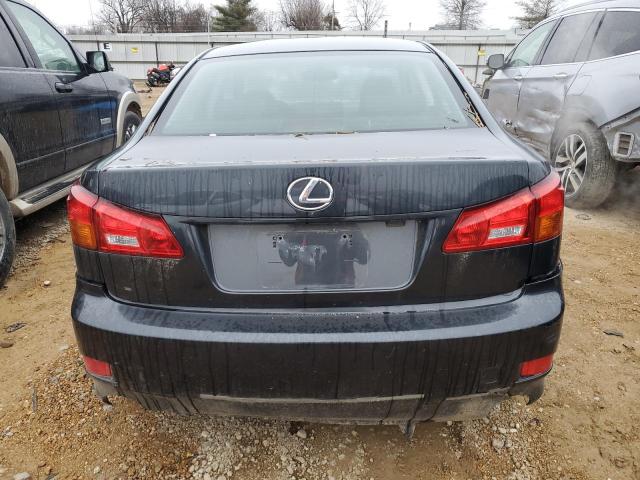 JTHBK262162010104 - 2006 LEXUS IS 250 BLACK photo 6