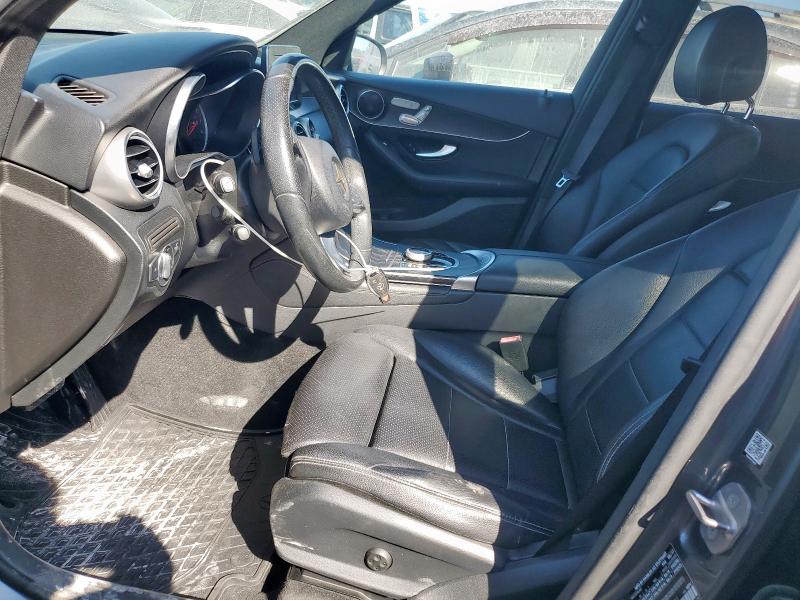 WDC0G4KB5HV009321 - 2017 MERCEDES-BENZ GLC 300 4MATIC GRAY photo 7